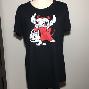 Stitch Halloween Shirt NWT